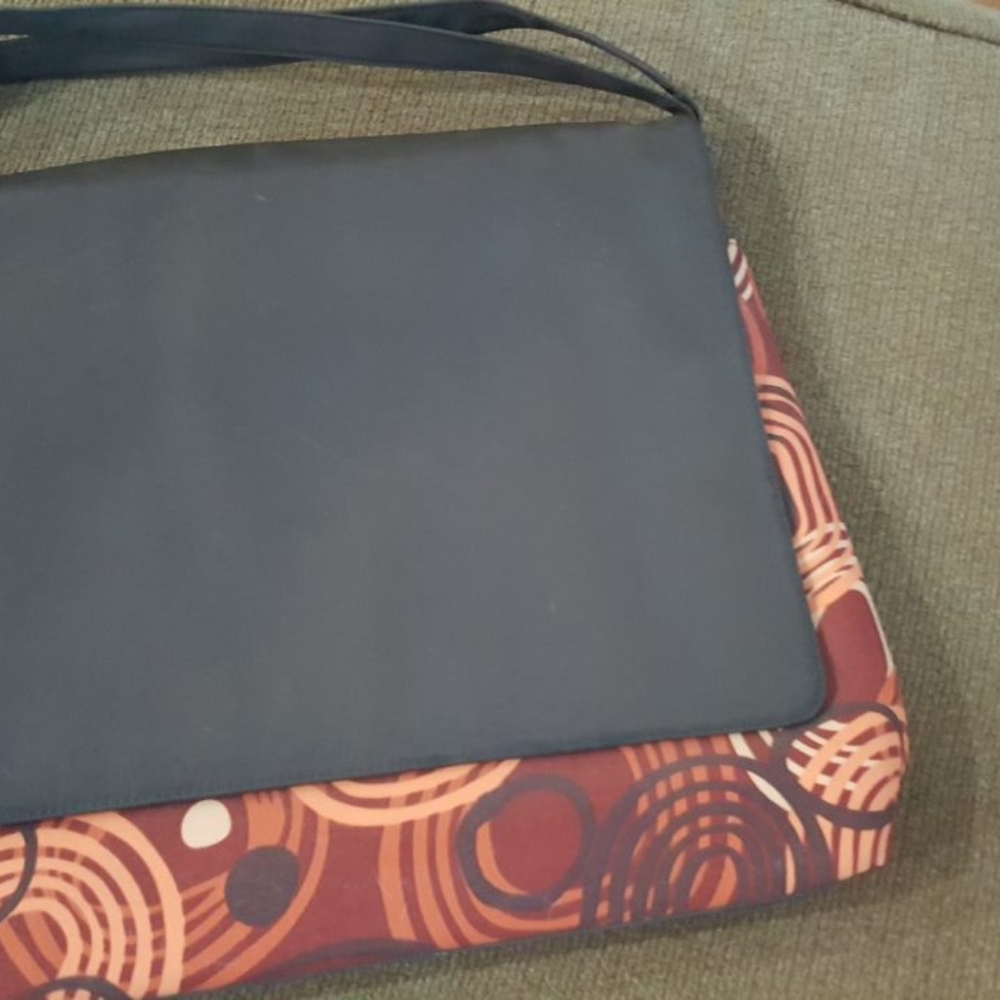 Large orange laptop bag